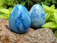 Polished Large Blue Marble Eggs - Sold Per Item - From China