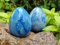 Polished Large Blue Marble Eggs - Sold Per Item - From China