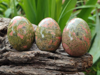 Polished Small Unakite Eggs - Sold Per Item - From Messina, South Africa