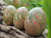 Polished Small Unakite Eggs - Sold Per Item - From Messina, South Africa