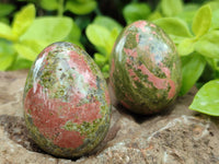 Polished Small Unakite Eggs - Sold Per Item - From Messina, South Africa