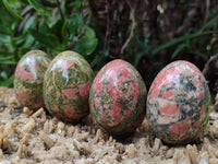 Polished Small Unakite Eggs - Sold Per Item - From Messina, South Africa