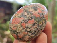 Polished Small Unakite Eggs - Sold Per Item - From Messina, South Africa