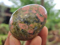 Polished Small Unakite Eggs - Sold Per Item - From Messina, South Africa