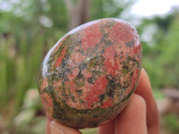 Polished Small Unakite Eggs - Sold Per Item - From Messina, South Africa