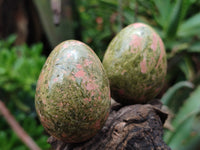 Polished Small Unakite Eggs - Sold Per Item - From Messina, South Africa