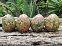 Polished Small Unakite Eggs - Sold Per Item - From Messina, South Africa