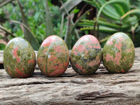 Polished Small Unakite Eggs - Sold Per Item - From Messina, South Africa