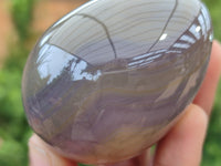 Polished Translucent Multicolor Banded Agate Eggs - Sold Per Item - From Madagascar