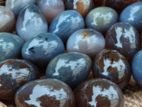 Polished Translucent Multicolor Banded Agate Eggs - Sold Per Item - From Madagascar