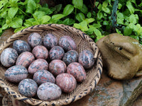 Polished Large Snakeskin Rhyolite Jasper Gemstone Eggs - Sold Per Item - From Australia