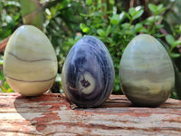 Polished African Banded Butter Jade Eggs - Sold Per Item - From Bronkhorstspruit, South Africa