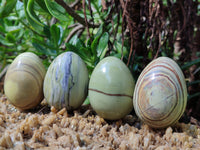 Polished African Banded Butter Jade Eggs - Sold Per Item - From Bronkhorstspruit, South Africa