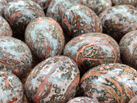 Polished Snakeskin Rhyolite Jasper Gemstone Eggs - Sold Per Item - From Australia