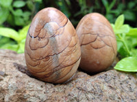 Polished Large Namibian Desert Picture Stone Jasper Eggs - Sold Per Item - From Ais-Ais Namibia