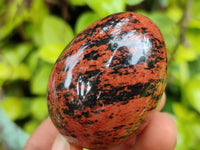 Polished Mahogany Obsidian Gemstone Eggs - Sold Per Item - From Mexico