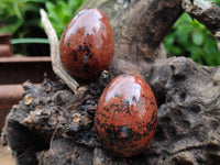 Polished Mahogany Obsidian Gemstone Eggs - Sold Per Item - From Mexico