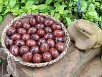 Polished Mahogany Obsidian Gemstone Eggs - Sold Per Item - From Mexico