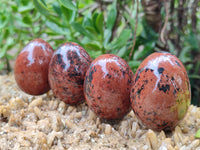 Polished Mahogany Obsidian Gemstone Eggs - Sold Per Item - From Mexico