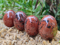 Polished Mahogany Obsidian Gemstone Eggs - Sold Per Item - From Mexico