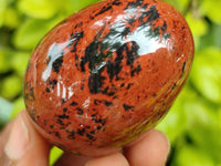 Polished Mahogany Obsidian Gemstone Eggs - Sold Per Item - From Mexico