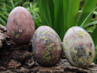 Polished Yellow and Pink Feldspar Gemstone Eggs - Sold Per Item - From Mexico