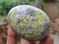 Polished Yellow and Pink Feldspar Gemstone Eggs - Sold Per Item - From Mexico