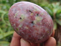 Polished Yellow and Pink Feldspar Gemstone Eggs - Sold Per Item - From Mexico