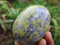 Polished Yellow and Pink Feldspar Gemstone Eggs - Sold Per Item - From Mexico