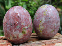 Polished Yellow and Pink Feldspar Gemstone Eggs - Sold Per Item - From Mexico