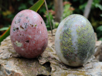 Polished Yellow and Pink Feldspar Gemstone Eggs - Sold Per Item - From Mexico