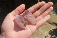 Natural Amethyst Quartz Crystals x 20 From Chiredzi, Zimbabwe