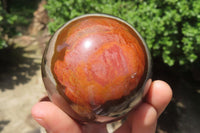 Polished Polychrome Jasper Spheres x 4 From Madagascar