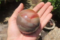 Polished Polychrome Jasper Spheres x 4 From Madagascar