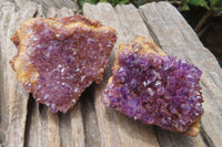 Natural Amethystos Amethyst Specimens x 12 From Kwaggafontein, South Africa