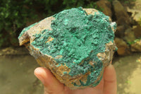 Natural Botryoidal Malachite Specimens x 2 From Tenke Fungurume, Congo