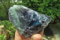 Natural Watermelon Fluorite Cobbed Specimens x 7 From Uis, Namibia