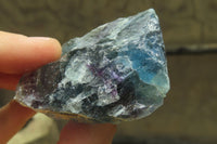 Natural Watermelon Fluorite Cobbed Specimens x 7 From Uis, Namibia