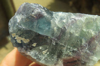 Natural Watermelon Fluorite Cobbed Specimens x 7 From Uis, Namibia