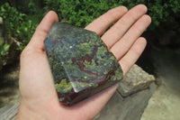 Polished Dragons Blood Stone Points x 4 From South Africa