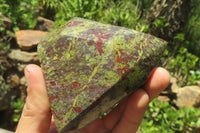 Polished Dragons Blood Stone Points x 4 From South Africa