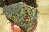 Polished Dragons Blood Stone Points x 4 From South Africa