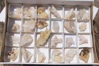 Natural Clear Quartz Clusters x 27 From Madagascar