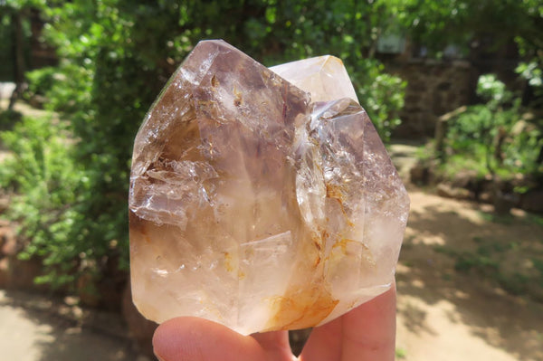 Polished Smokey Quartz Crystals x 12 From Madagascar