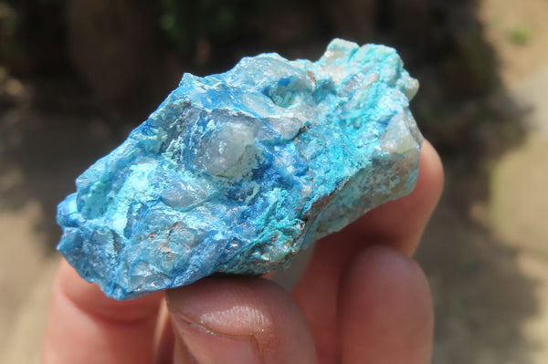 Natural Shattuckite with Chrysocolla & Malachite Specimens x 35 from Kaokoveld, Namibia