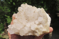 Natural Clear Quartz Clusters x 3 From Mpika, Zambia