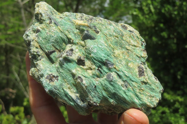 Natural Kyanite In Fuchsite Matrix Specimens x 3 From Zimbabwe