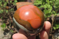 Polished Polychrome Jasper Spheres x 4 From Madagascar