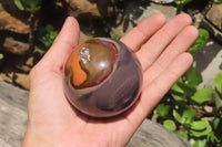 Polished Polychrome Jasper Spheres x 4 From Madagascar