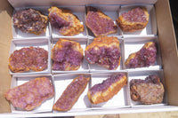 Natural Amethystos Amethyst Specimens x 12 From Kwaggafontein, South Africa